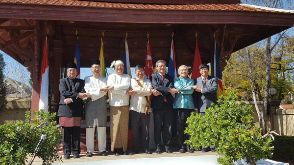 Memperingati Hari ASEAN ke-49 di Afrika Selatan