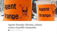 Koran Argentina memberitakan tentang akibat sengit dari agen oranye/dioxin di Vietnam