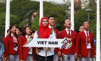  Upacara bendera kontingen-kontingen olahraga peserta Sea Games 29