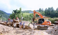 Daerah-daerah di Viet Nam mengatasi akibat hujan dan banjir