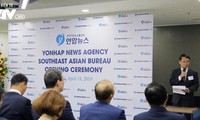 Meresmikan Kantor Yonhap di kawasan Asia Tenggara di Kota Hanoi, Vietnam