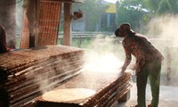 Kerajinan memasak “hu tieu” di pasar terapung Cai Rang