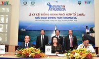 VOV berjalan seperjalanan dalam membangun proyek-proyek bangunan “Laut tawar Truong Sa”