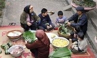 Hari Raya Tet di daerah pedesaan