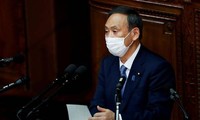 PM Jepang, Suga Yoshihide membacakan pidato pertama tentang kebijakan yang pertama di Parlemen Jepang