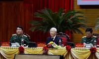 Sekjen, Presiden Nguyen Phu Trong Memimpin Konferensi Militer Politik Seluruh Tentara