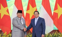 PM Vietnam, Pham Minh Chinh Menerima Presiden Terpilih Indonesia, Prabowo Subianto