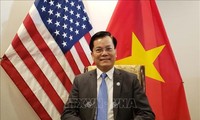 Ambassador talks with US Congressman on COVID-19 vaccine production, hate crimes, East Sea 