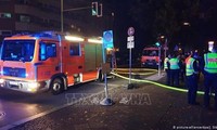 В Берлине загорелся поезд