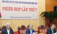 Phiên họp toàn thể lần thứ 7 của Ban Biên tập Dự thảo sửa đổi Hiến pháp năm 1992