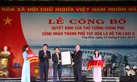 Công nhận thành phố Tuy Hòa là đô thị loại II