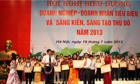 Hà Nội biểu dương doanh nghiệp - doanh nhân tiêu biểu