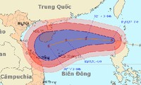 Bão số 12 gió giật cấp 14, 15 trên biển Đông