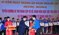 Kỷ niệm 83 năm ngày thành lập Đoàn và trao Giải thưởng Lý Tự Trọng năm 2014 