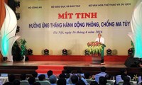 Lễ mít tinh hưởng ứng Tháng hành động phòng, chống ma túy năm 2016