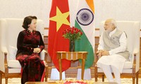 Chủ tịch Quốc hội Nguyễn Thị Kim Ngân hội kiến Thủ tướng Ấn Độ Narendra Modi