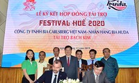 Các đơn vị, doanh nghiệp đã đăng ký tài trợ 21 tỷ đồng tài trợ cho Festival Huế 2020