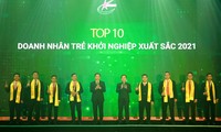 Trao danh hiệu Doanh nhân trẻ khởi nghiệp xuất sắc năm 2021