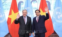 Thủ tướng Chính phủ Phạm Minh Chính tiếp Tổng Thư ký Liên hợp quốc Antonio Guterres