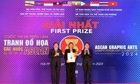 Trao giải và triển lãm tranh đồ họa các nước ASEAN