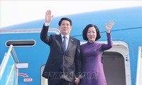 Chủ tịch nước Lương Cường và Phu nhân lên đường dự khóa họp 80 Đại hội đồng Liên hợp quốc