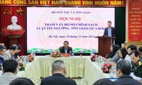 Tạo môi trường minh bạch, công khai, thuận tiện cho hoạt động tín ngưỡng, tôn giáo trên không gian mạng