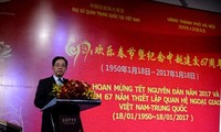 Peringatan ultah ke-67  penggalangan hubungan diplomatik Vietnam- Tiongkok