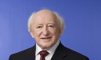 Presiden Irlandia, Michael Higgins melakukan kunjungan resmi di Kuba