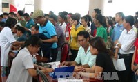 Hari pesta donor darah “Tetes darah merah berpadu tenaga demi laut dan pulau yang tercinta“