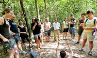 Terowongan Cu Chi di Kota Ho Chi Minh, Vietnam Selatan