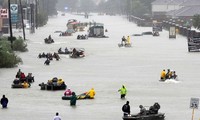 AS: Kota Houston memberlakukan jam malam pasca taupan Harvey