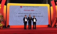  Presiden Vietnam, Tran Dai Quang menghadiri acara penutupan Festival Koran Nasional tahun 2018