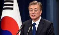 Presiden Republik Korea menunjukkan target-target komitmen pada tahun 2019