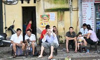 Sidewalk cafe- an ancient Hanoi tradition 