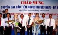 Da Nang welcomes first direct flight from Russia's Novosibirsk