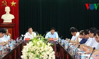 President Truong Tan Sang works in Cao Bang 