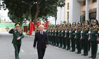 Party leader pays New Year visit to Border Guard High Command