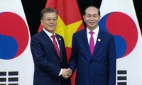 President meets Lao, Cambodian, Republic of Korean leaders 