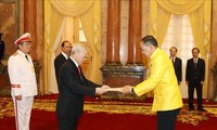 Party, State leader receives new ambassadors