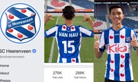 Heerenveen’s Facebook page soars after Doan Van Hau’s transfer