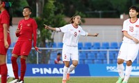 Vietnam female footballers advance to SEA Games semifinals 