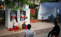 COVID-19 test booth given to medical staff in Bac Giang