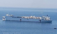 US Navy hospital ship docks at Vung Ro port for Pacific Partnership 