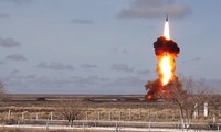 Russia test-fires intercontinental ballistic missile