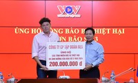 VOV receives donation to help people affected by Typhoon Yagi 