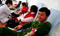 Blood donors applauded