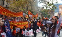 Vietnamese abroad protest  China’s illegal actions in the East Sea