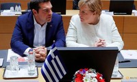 German Chancellor Angela Merkel visits Greece