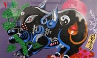 Zodiac animal paintings decorated for Tet holidays