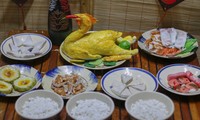 Unique Tet trays showcase national delicacies made from clay